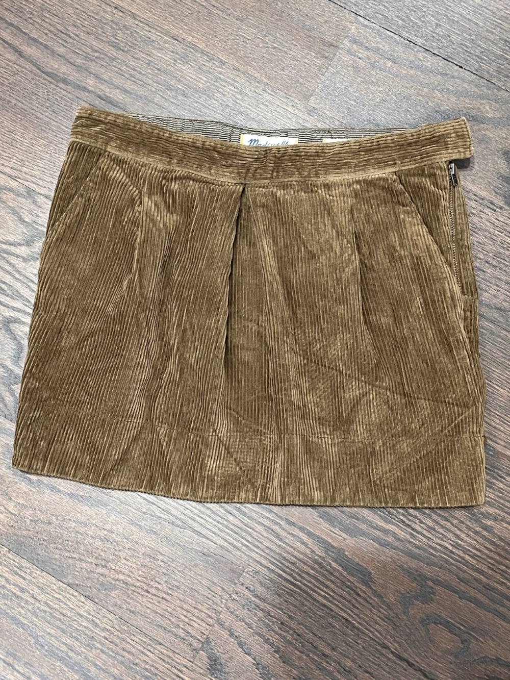 Madewell Women’s Size 25 Brown Corduroy  Skirt